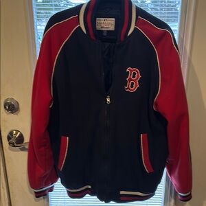 Red and Black Boston Jacket